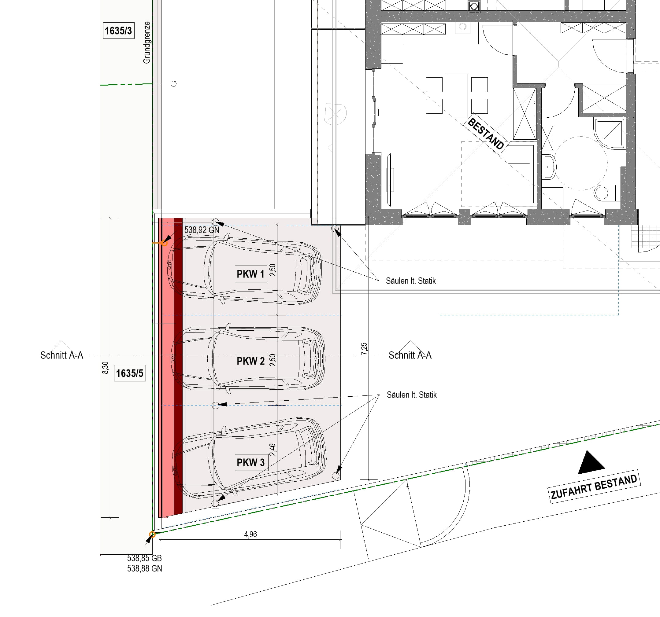 Stellplatz Grundriss